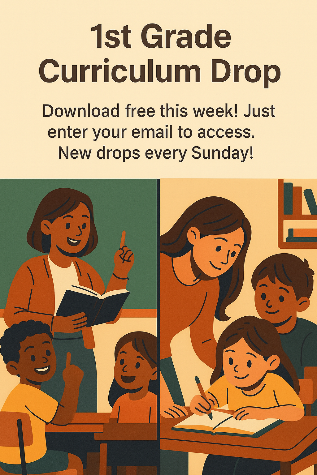 š Week 1 ā 1st Grade Curriculum Drop