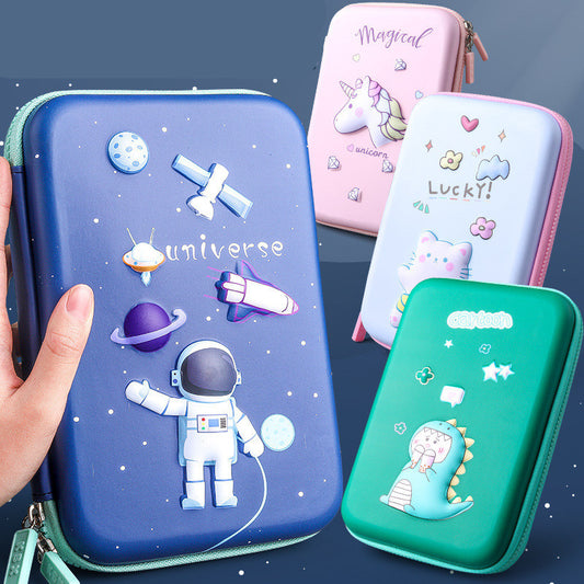 Children's Multifunctional Korean Cute Pencil Case For Toddlers And Girls Large Capacity