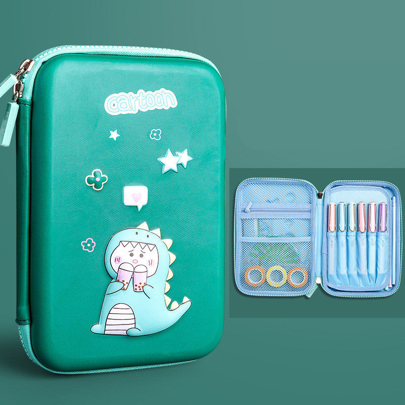 Children's Multifunctional Korean Cute Pencil Case For Toddlers And Girls Large Capacity
