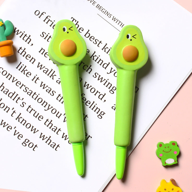 Decompression Pinch Gel Pen School Supplies Cute Stationery