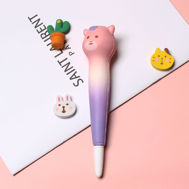Decompression Pinch Gel Pen School Supplies Cute Stationery